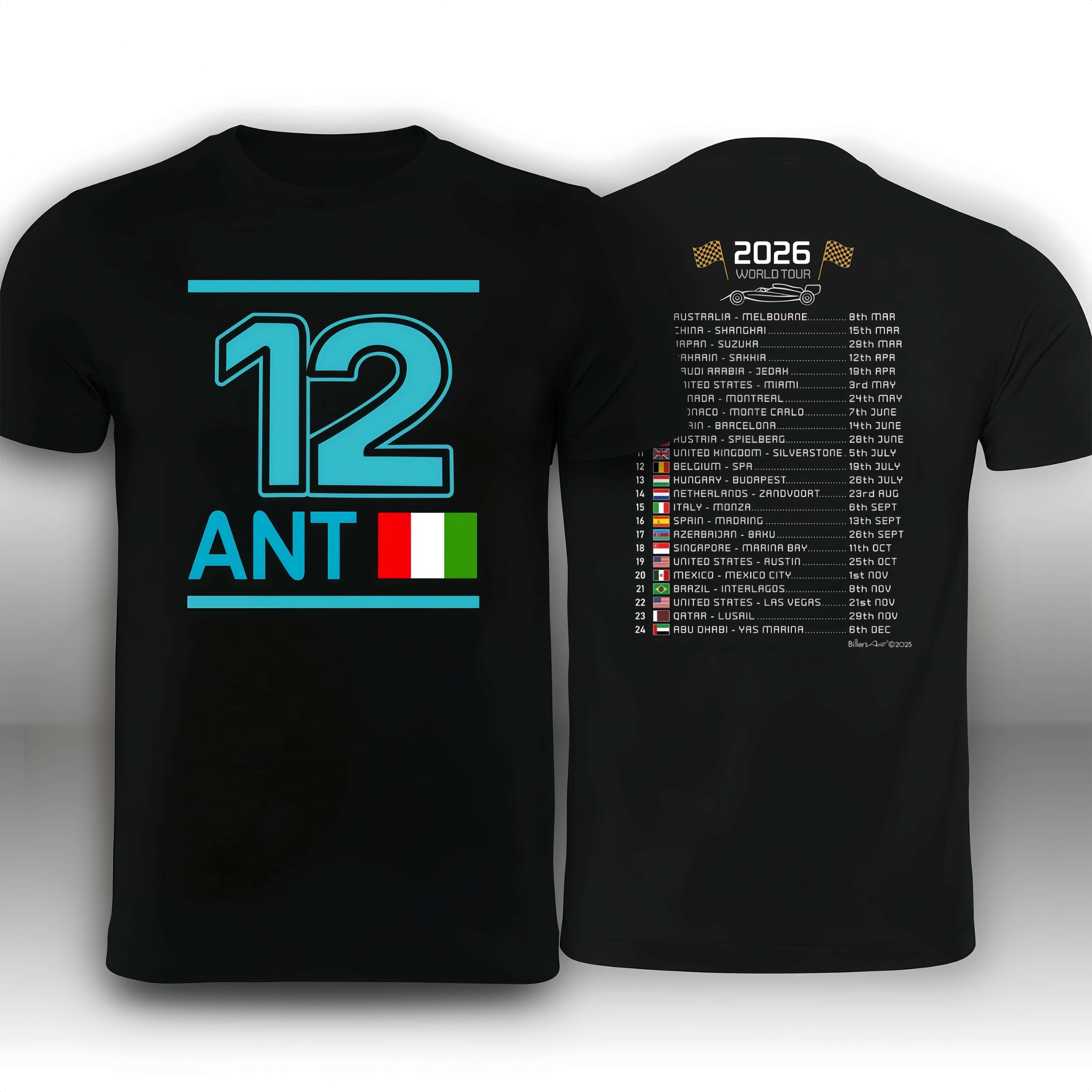 Streetwear Brands 2026 - Kimi Antonelli # 12 Team Brandneues