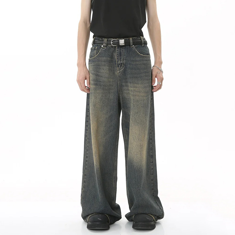 Neue männer Baggy Gerade Bein  – Streetwear Brand Popular Bewertung und Preis