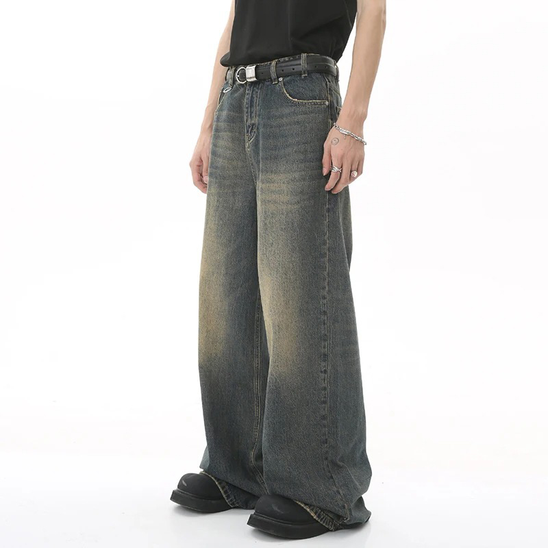 Neue männer Baggy Gerade Bein  – Streetwear Brand Popular Bewertung und Preis